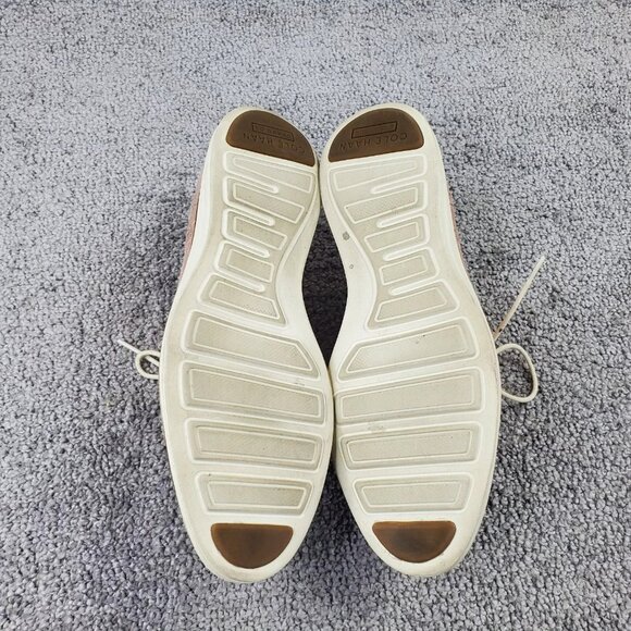 Cole Haan Original Grand Womens 6.5 Shoes Wingtip Oxford Sneaker Metallic Pink - Picture 2 of 10